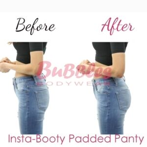 Lift up your Booty w/this removable silicone insert panties set (S-M)